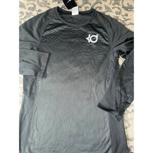 New Nike Kevin Durant men’s gray long sleeve basketball shirt‎ size small